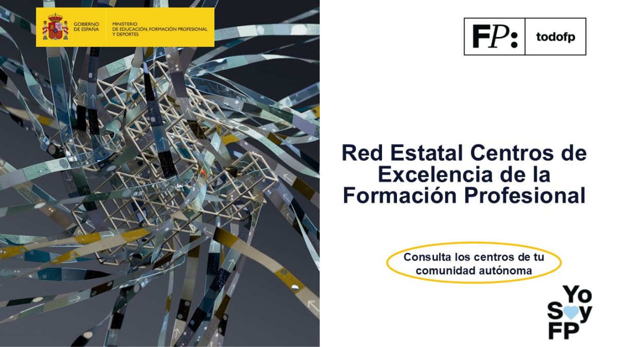 📢📢¿Eres docente de FP? ¿Conoces los cursos de formación de la Red Estatal de Centros de Excelencia? 
🔴Consulta la oferta actualizada en #TodoFP #YoSoyFP
🔎todofp.es/sobre-fp/infor…