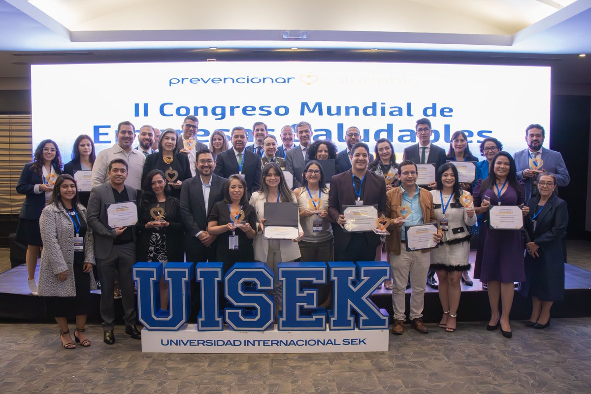 Éxito del II Congreso Mundial de Empresas Saludables y Premios Prevencionar Saludable #Ecuador 2025 prevencionar.com/2025/11/18/exi…