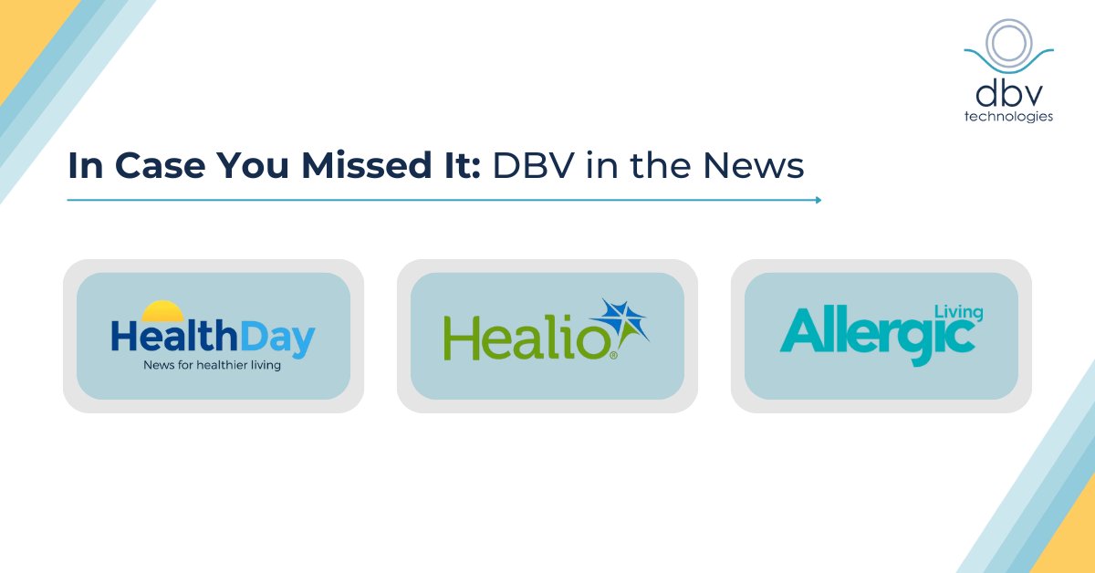 #ICYMI, catch up on recent headlines featuring end-of-study data on the long-term efficacy and safety of epicutaneous immunotherapy in peanut-allergic toddlers, and our planned Phase 2 study in infants with #PeanutAllergy.

Pieces by @HealthDay, @Allergic Living, and <a href="/GoHealio/">Healio</a>