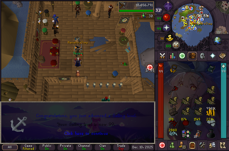 Pyromanimak's tweet image. How I've missed you, max cape