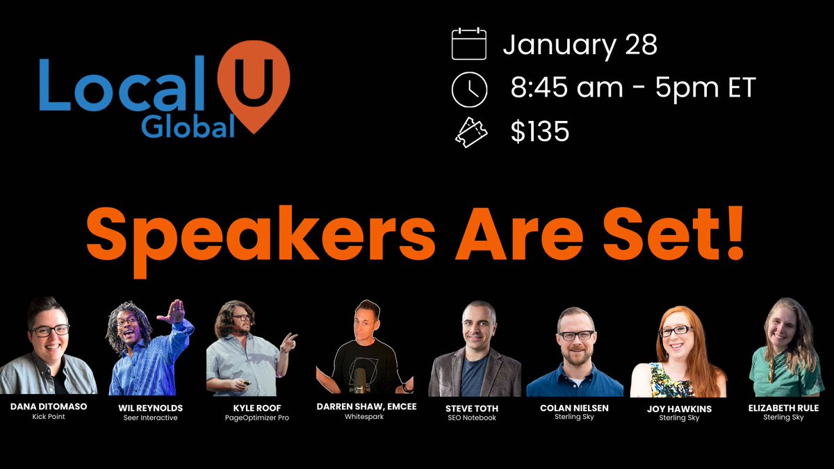 We just published our agenda for LocalU Global on January 28, 2026

It's going to be EPIC!

Check out the agenda and get your tickets today!

localu.org/etn/localu-glo…