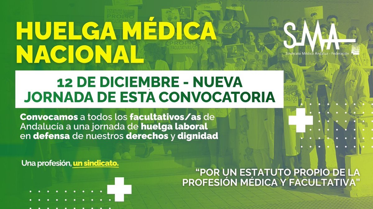 🟢 12 de diciembre - Nueva jornada de estos cuatro días de huelga

📌 Solo a través de la movilización conseguiremos nuestros objetivos. No vamos a parar. Próximamente anunciaremos nuevas movilizaciones

✍️ Una profesión, un sindicato.
