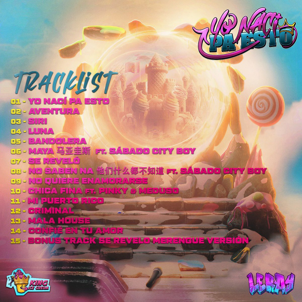 LerayMusik's tweet photo. YO NACÍ PA ESTO | NO ES SOLO UN ÁLBUM!💿

ES EL RECORRIDO DE LERAY DE QUE TODO HAY QUE TRABAJAR DURO PARA PODER LOGRAR
GRANDES COSAS.
LAS COSAS NO CAEN DEL CIELO POR MÁS SUDOR Y SACRIFICIO
LOGRARÁS TUS LOGROS https://t.co/Gxrk1f05dm