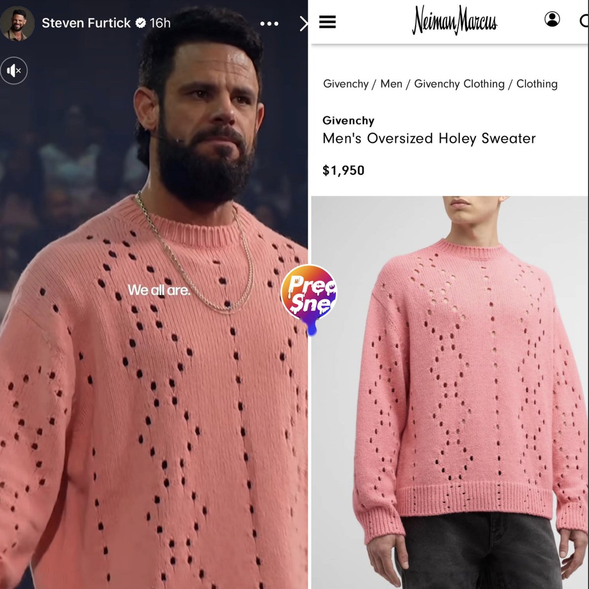if your pastor rocks $2K sweaters, find a new church.