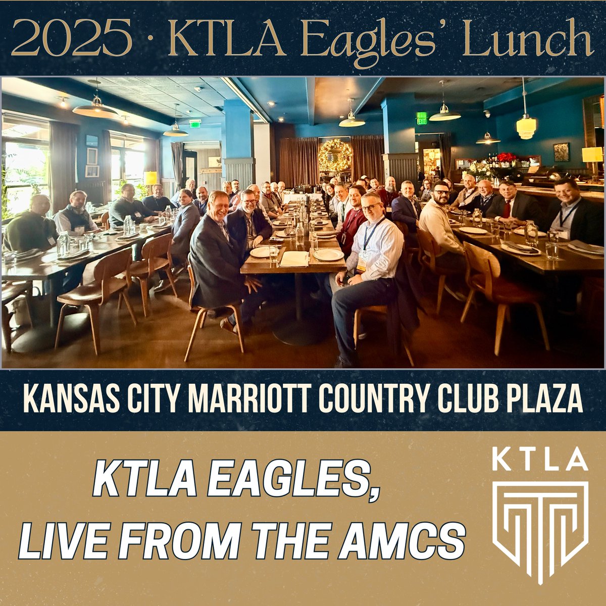 Justice4Kansas's tweet photo. KTLA’s most supportive members just enjoyed the Eagles’ Lunch at Rye Plaza to kick off the Annual Meeting &amp; CLE Seminar (AMCS). See details about the AMCS, today-Saturday, at https://t.co/AgiSMpBbCE. https://t.co/qE6XLX9h7Q