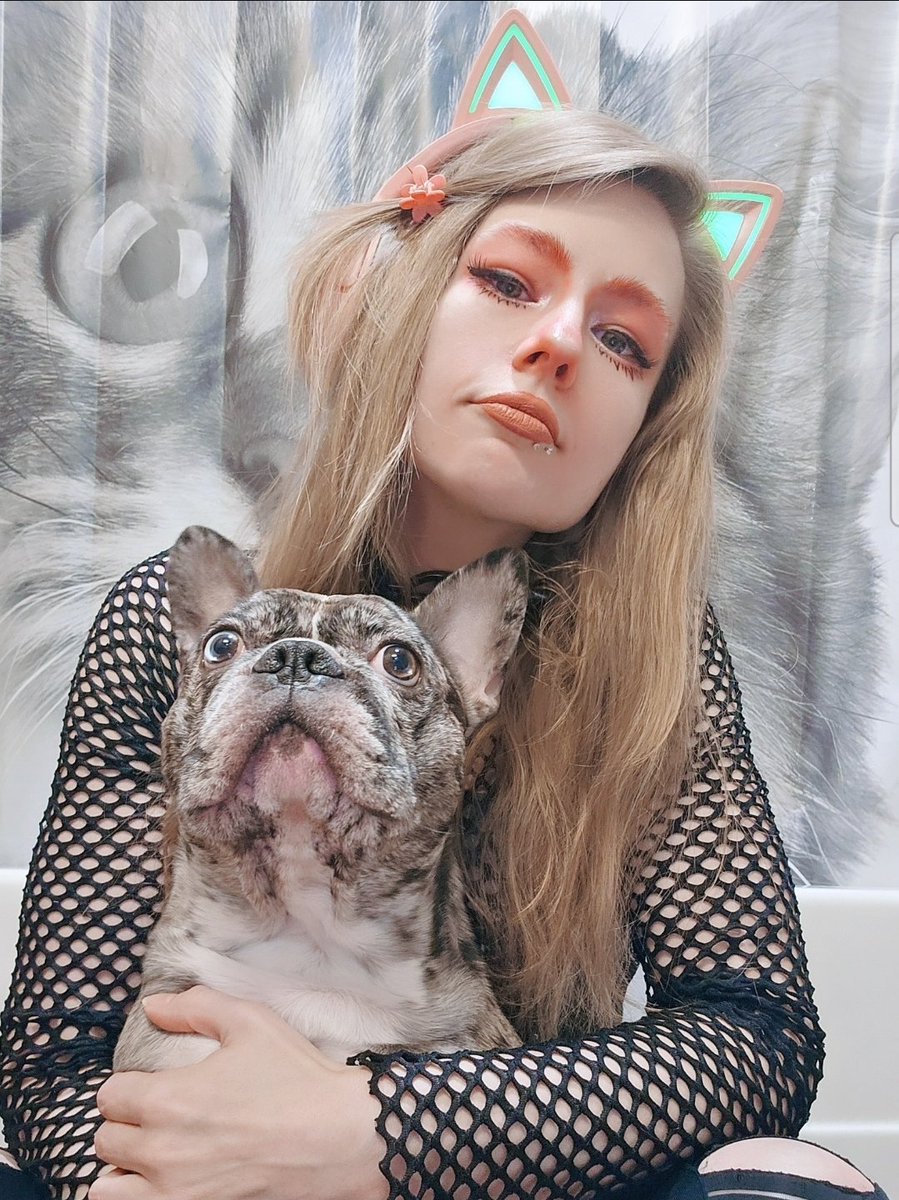Sy_GameOn's tweet photo. Mr Jon Moxley and I share a familial resemblance.. can you see it? Can you see he is my son? BAHAHAHA.
🥰💜🤣
#frenchbulldog #dogmom #bluemerle https://t.co/spbAS0szVu