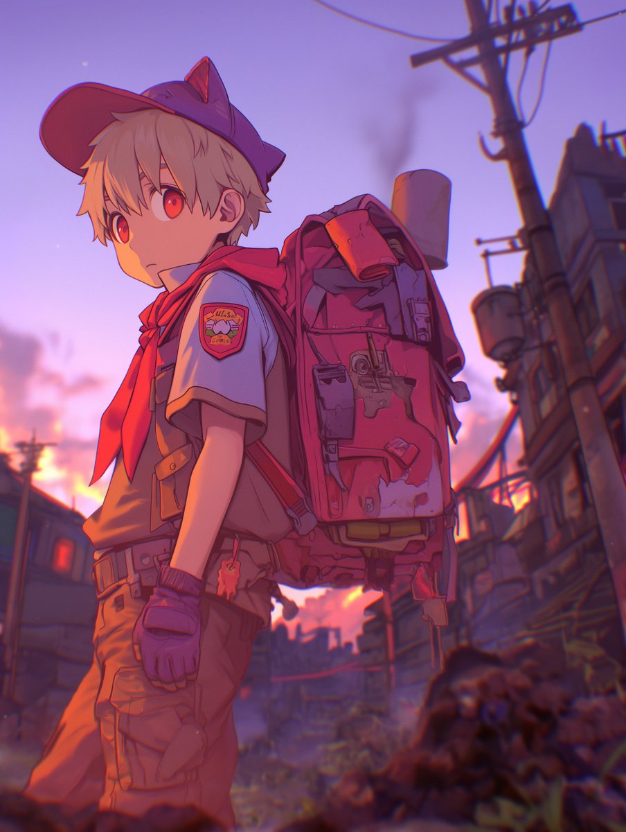 korragenAI's tweet image. apocalypse sunset