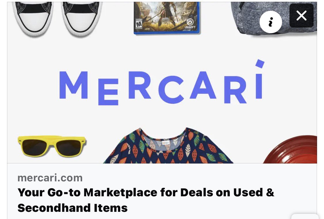 It's easy to buy and sell on Mercari. Get up to $20 when you get started. Use code CDQWZM when you sign up with link:   
merc.li/GYUqtCtBb