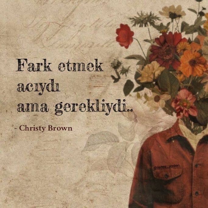 "penceresini düşlediğin bir evin güllerini almaya giderken olur her şey. dönüşte; 
yolun yarısında, 
sana derler ki, 
öyle bir pencere yoktur"