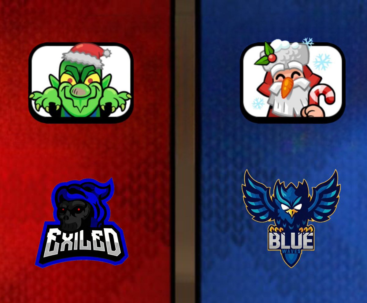 LeagueYncl's tweet image. ❄ Tormenta helada contra ventisca polar.
Blue Waves empuja línea con avalancha de tropas, @UI_Exiled  espera el contra brillante con veneno festivo.
¿ponche o hielo? 🎁
#Exiled #BlueWaves #WinterPush #YNCL