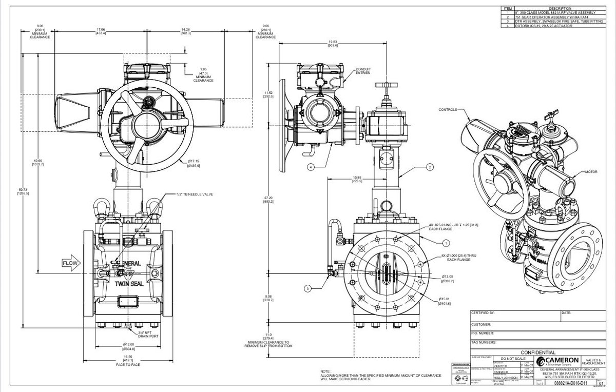 SurplushubCom's tweet photo. 💥 Just listed: 2 x 8” ASME 300 Cameron General Twin Seal Valves (Brand New)

The valves are available for immediate delivery, come with full documentation, and were manufactured this year.

⏱️ Lead time in the market: ~1 year

🔗 https://t.co/H8vZNRqzCV

#OilGas #Valves #Cameron https://t.co/Qzyh6BDtnH
