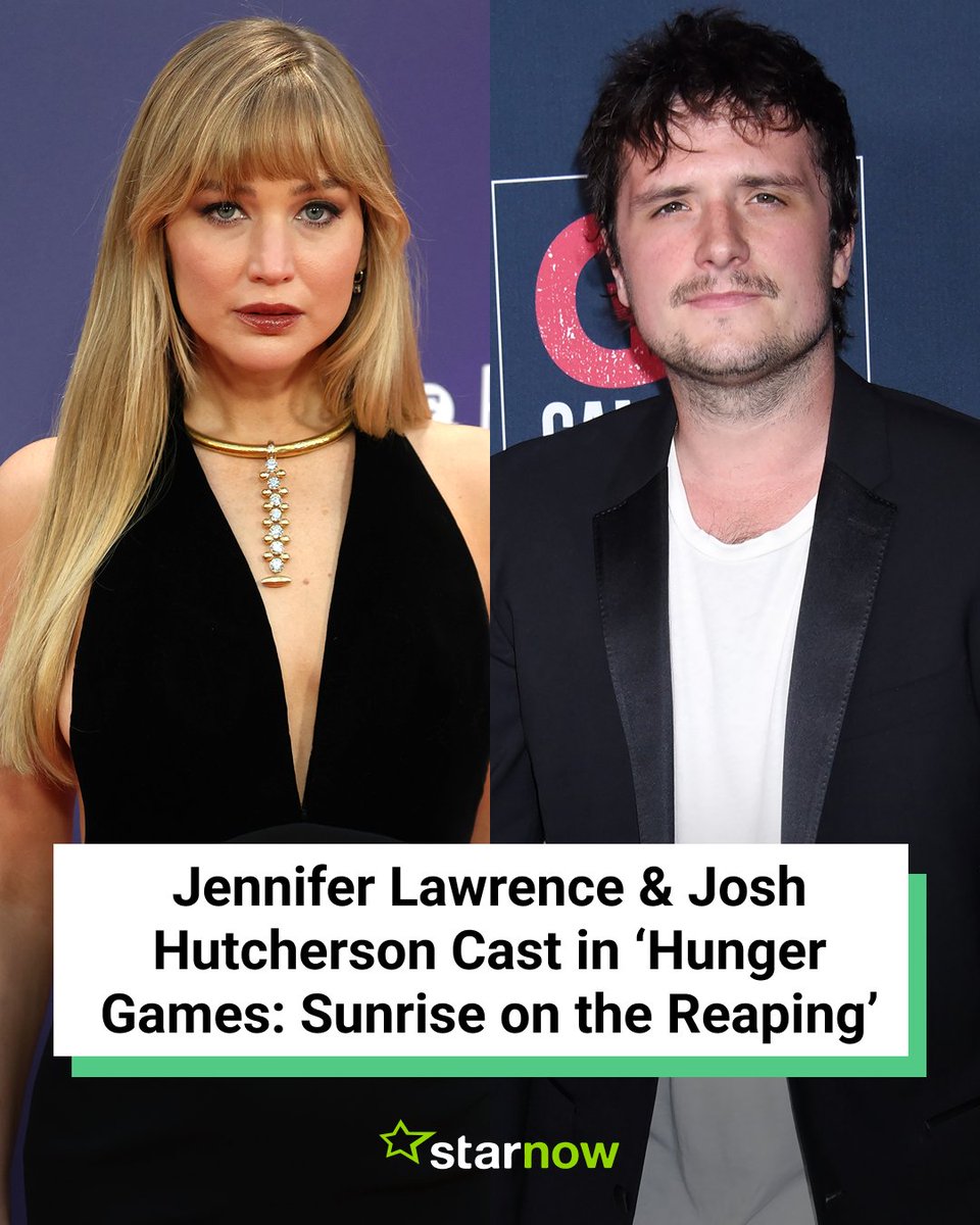 Jennifer Lawrence and Josh Hutcherson will be returning to your screens for  'Hunger Games: Sunrise on the Reaping.' The highly-anticipated prequel  feature will hit theaters in late 2026!, image size:960x1200