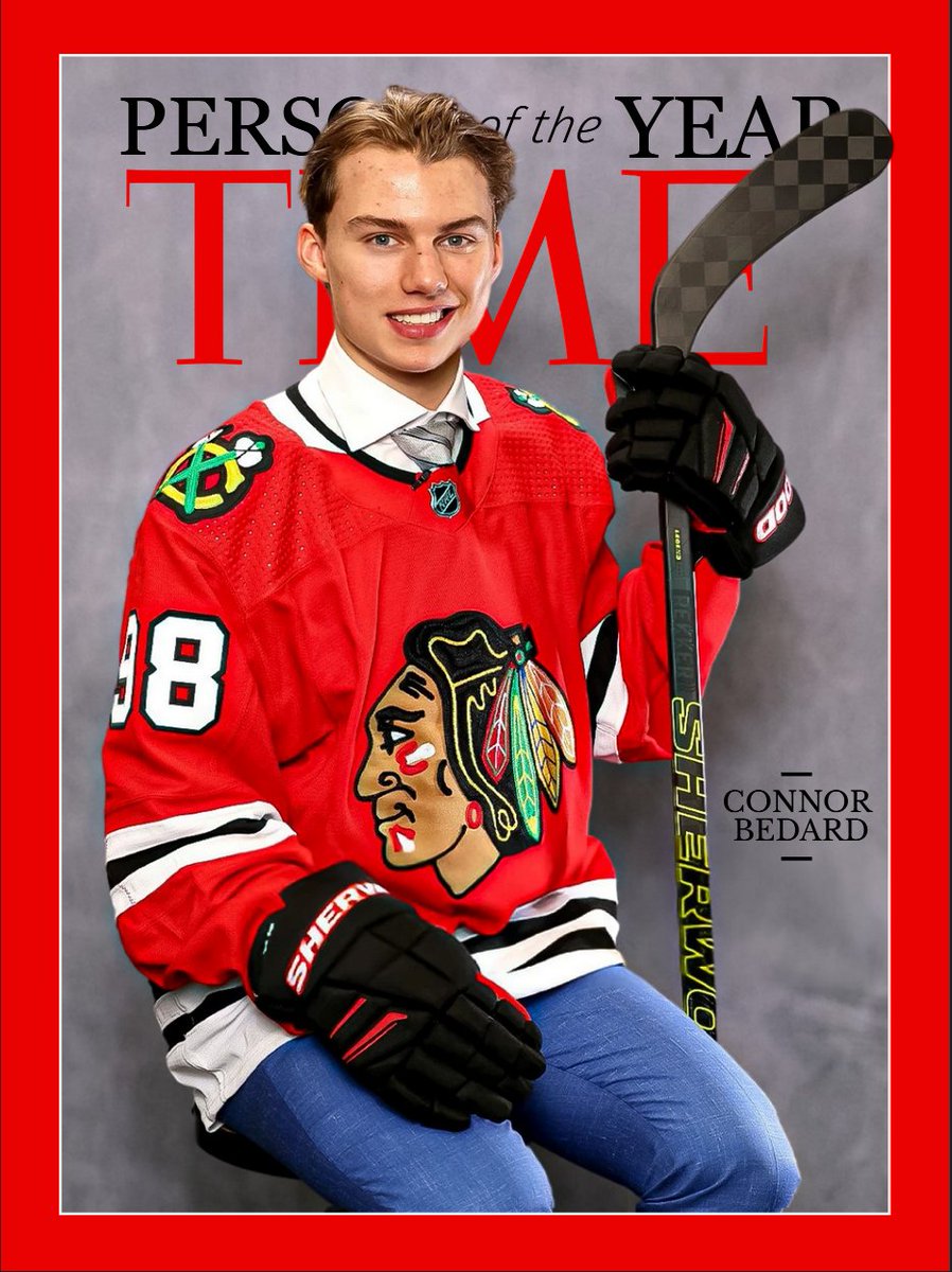 OviClapBomb's tweet image. Connor Bedard named Time's 2025 Person of the Year. 

#Blackhawks