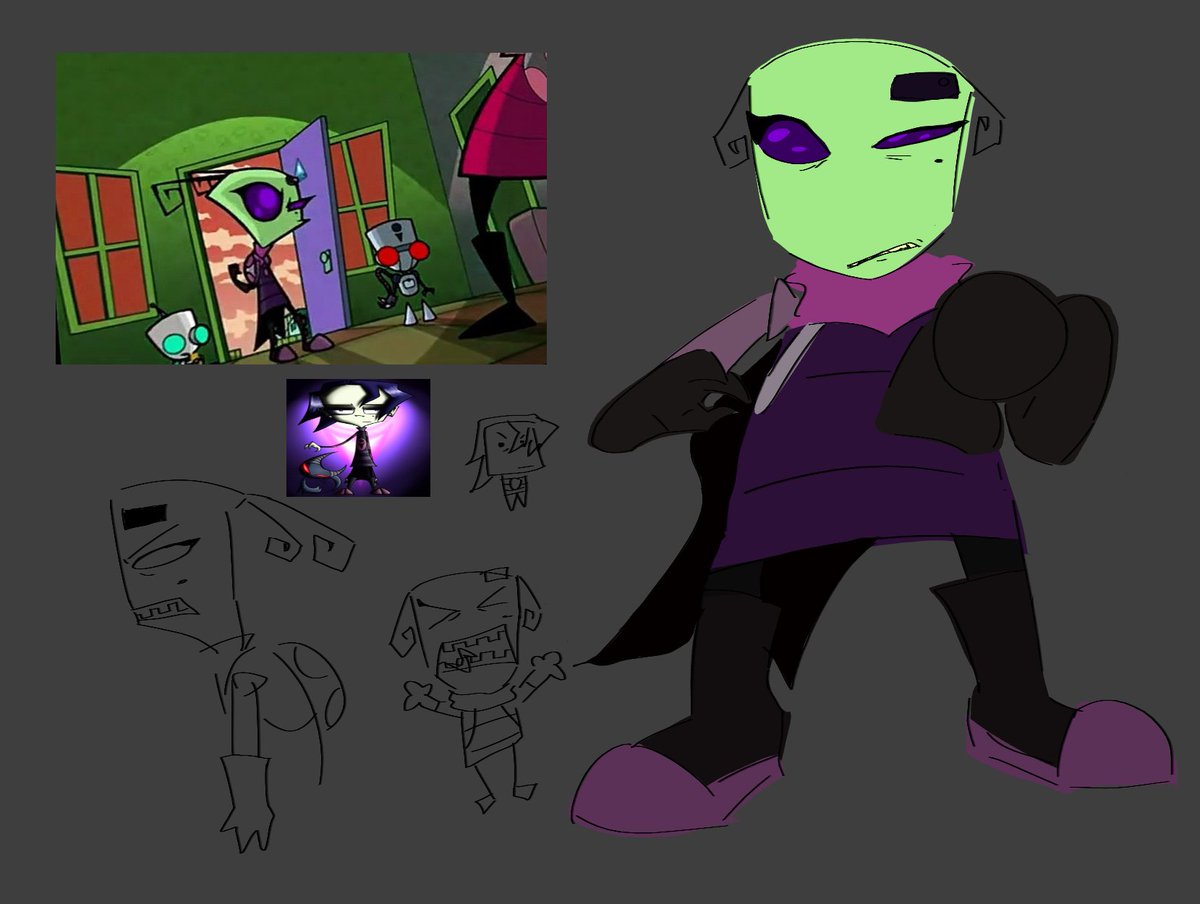 prjctgestalt's tweet photo. she is green because she is not from this earth #invadertak doodles https://t.co/5PapoSPJDb