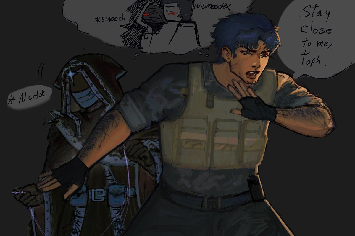 When the rarepair is so rare that you actually have to draw them to see them 
#taph1337
