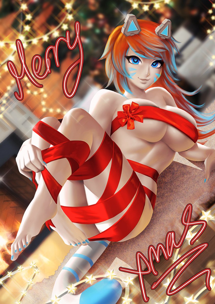 Merry Christmas <a href="/MonikaCinnyRoll/">MonikaCinnyRoll 💫 Self-Made Vtuber</a> !

This was made before Christmas model reveal and I didn't have time to fix it I'm sorry oTL

#MonikaCinnyArt