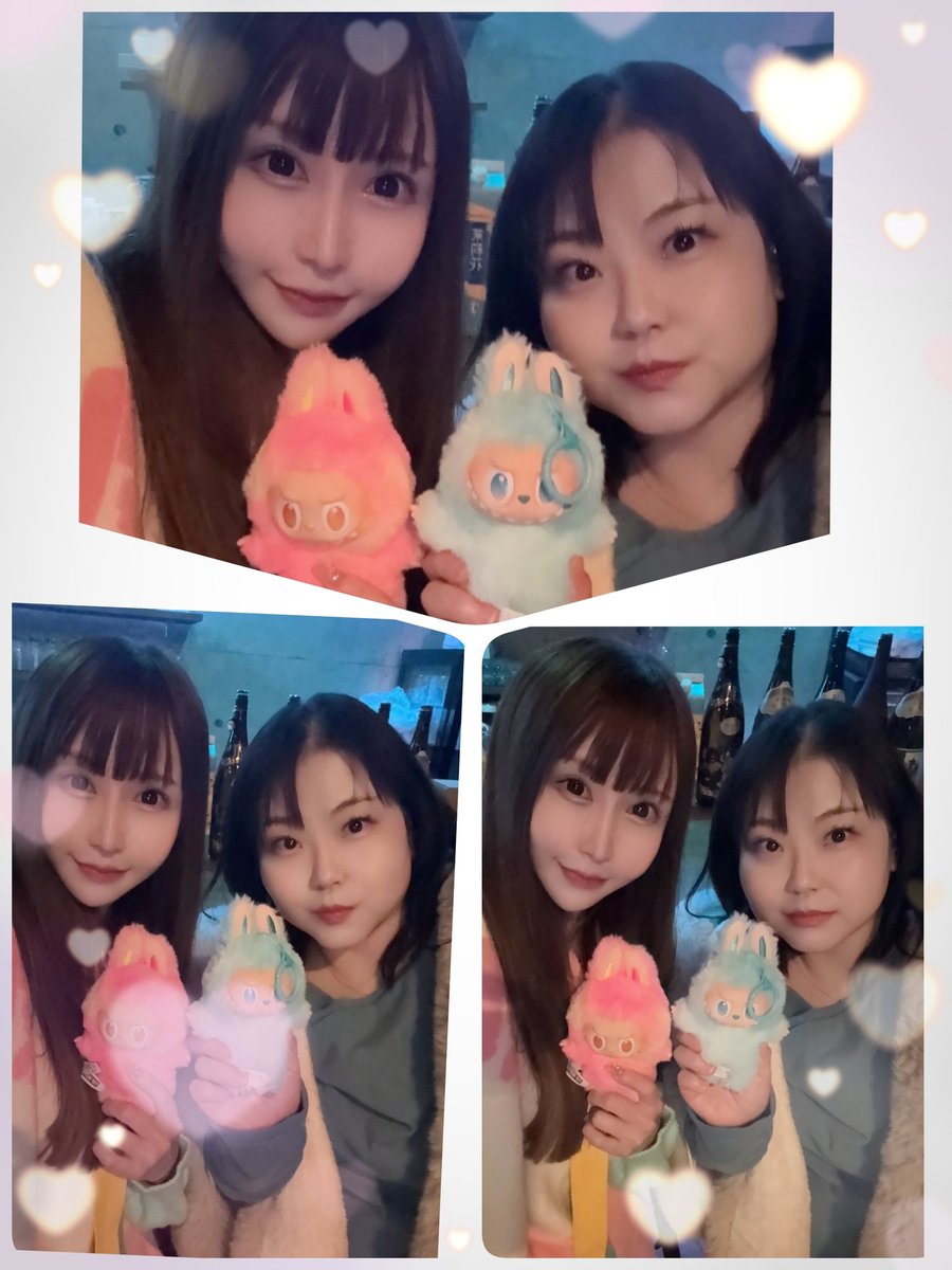 ファンミで私とみわたん２人にジンからラブブをプレゼントしてくれた😆
みわたんこれからもよろしくね💝