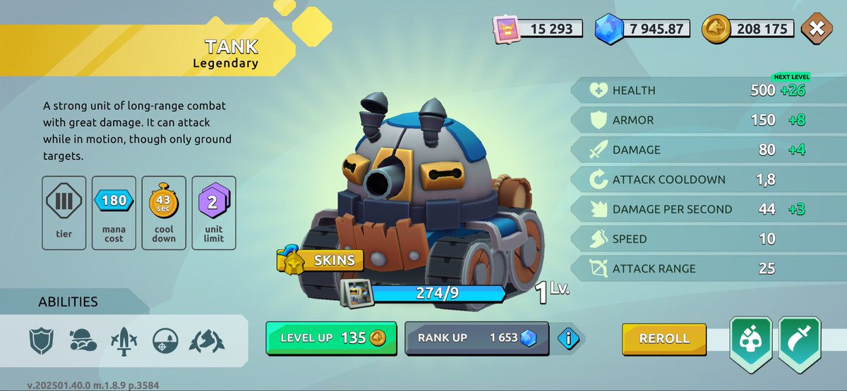 Emilto1983's tweet image. So i first said that the @playwildforest wildpass was not worth it but i turn back my words hereby😆. I got some nice $wf token rewards and now this tank. Expert mode is the way🔥