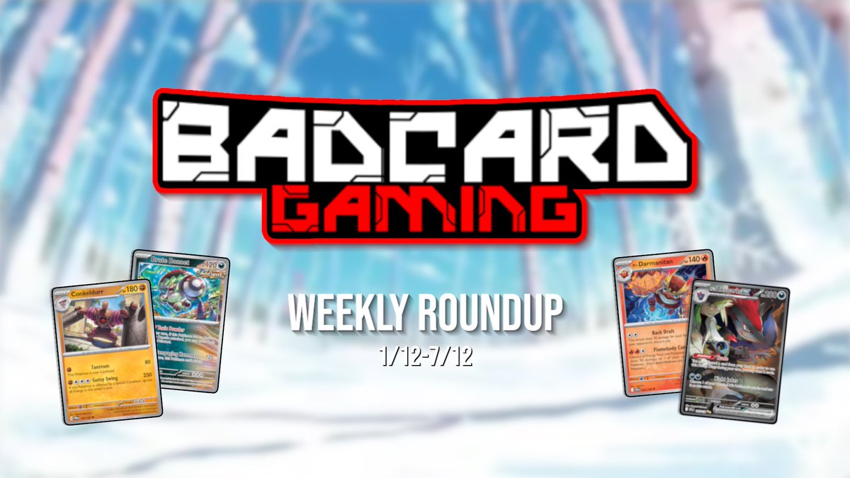 ✨ Team Weekly Recap (1st-7th Dec)! ✨
Another great week for the team!

First of all, we have another cup win from <a href="/Thunderlove8/">RebeccaTCG</a> with Conk! 👏🔥

Next we have <a href="/Oddstone147/">Eliot Liversidge🔜Birmingham🇬🇧</a> with a 2nd place finish running Zoroark ex 🎉

And finally a top 4 from our owner <a href="/JasonBuntingTCG/">Jason 🔜Toronto 🇨🇦 🔜 Birmingham 🇬🇧</a> with