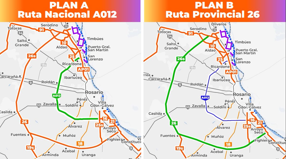 Circuito de Ingreso Portuario (CIP) es el nombre elegido por Santa Fe para el plan de concesión de rutas desde y hacia los puertos privados del Gran Rosario. Ambicioso plan que tiene obstáculos > puntobiz.com.ar/economia/provi…