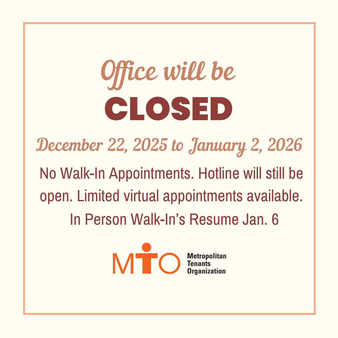 Metropolitan Tenants Organization tweet media