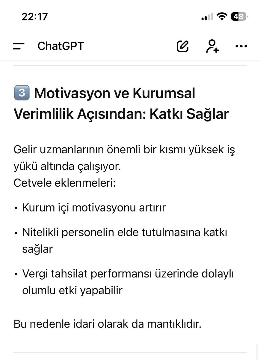 mstfkpln63's tweet photo. Yapay zekaya sorduk #geliruzmanları 375sayılıKHK ya eklenmelimidir?
@memetsimsek @mehmedmus @avabdullahguler @_cevdetyilmaz @cemkucuk55 @samiltayyar27 @RTErdogan @gibsosyalmedya @Deniz_Zeyrek @HMBakanligi @ilhan_hatipoglu @prof_bati https://t.co/pWoyVfsdpV