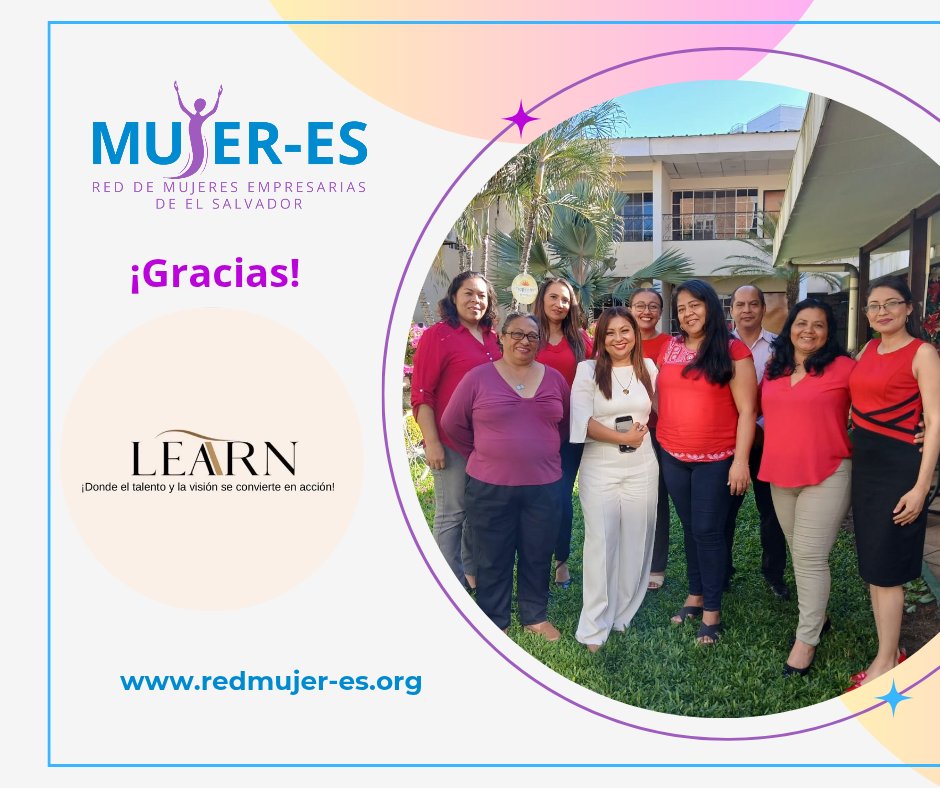 RedMujeresSV's tweet photo. La RED MUJER-ES agradece a Learn Consultores SV  por el desayuno ofrecido a nuestras socias en Oriente.

Un gesto que fortalece la colaboración, la formación y el crecimiento de nuestras emprendedoras de Oriente. 🤝💫

#oriente #RedMujeres #AlianzasPoderosas #desayuno https://t.co/5MSEYxqvyg