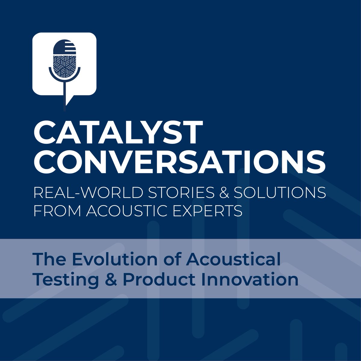 🚨 🎙️The latest episode of Catalyst Conversations features insights at the intersection of product design, advanced testing, &amp; next-generation acoustic performance, with experts Eric Wolfram of <a href="/RiverbankLabs/">Riverbank Acoustical Laboratories</a> and Zackery Belanger, Principal of Umbel.

🔗 hubs.ly/Q03XVj1M0