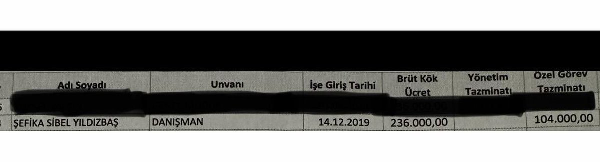 Dilek İmamoğlu’nun basın danışmanı Şefika Sibel Yıldızbaş’ın İBB’ye ait İstanbul Enerji A.Ş'den 236.000 TL maaş ve 104.000 TL özel görev tazminatı ile aylık 340.000 TL aldığı ortaya çıktı.