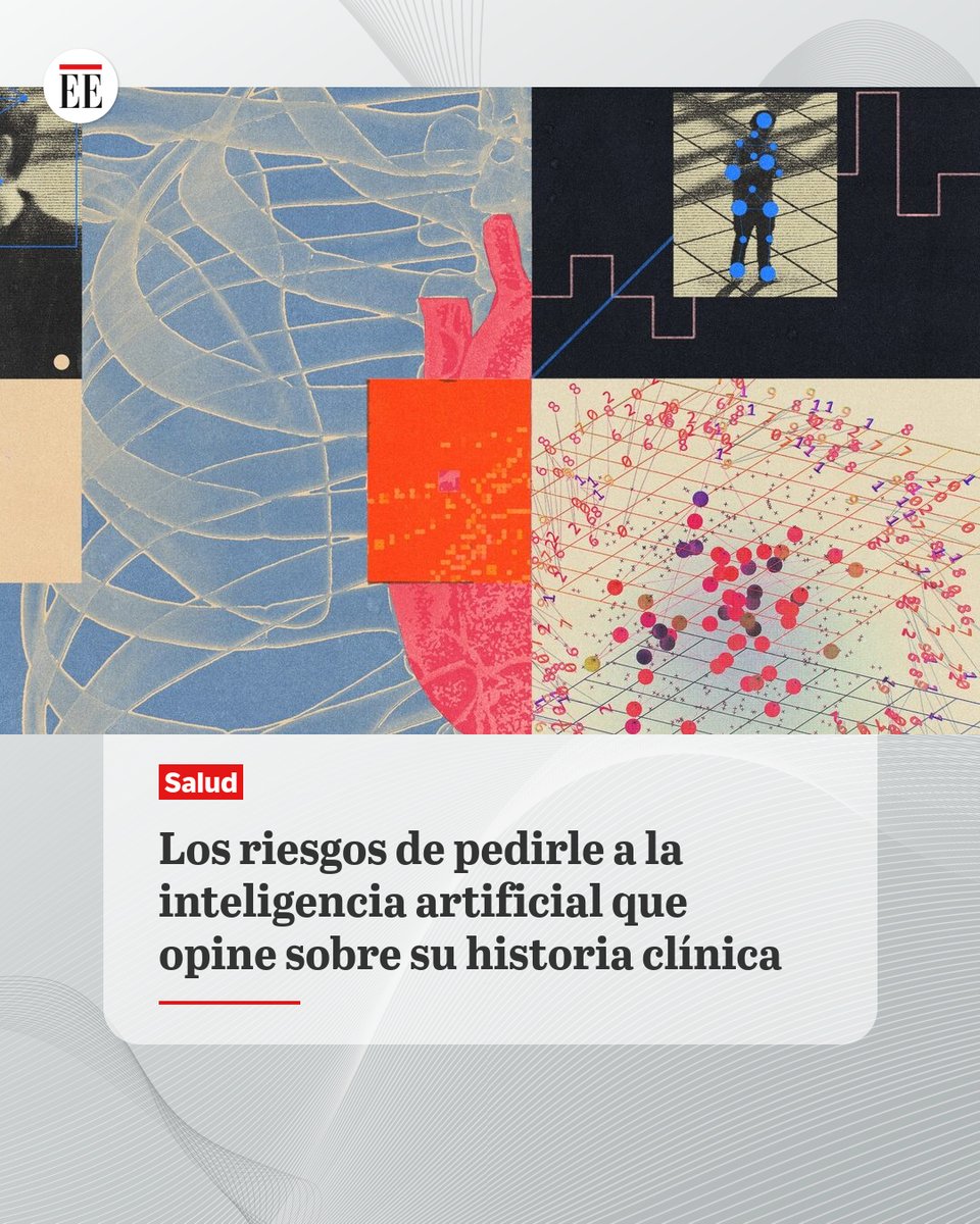 elespectador's tweet photo. #EE | A pesar de las preocupaciones por la inexactitud, la gente introduce resultados médicos en chatbots de IA. ¿Cuáles son los riesgos?
https://t.co/sOOLujdFMG👇🔗 https://t.co/wmJTEmN4zB