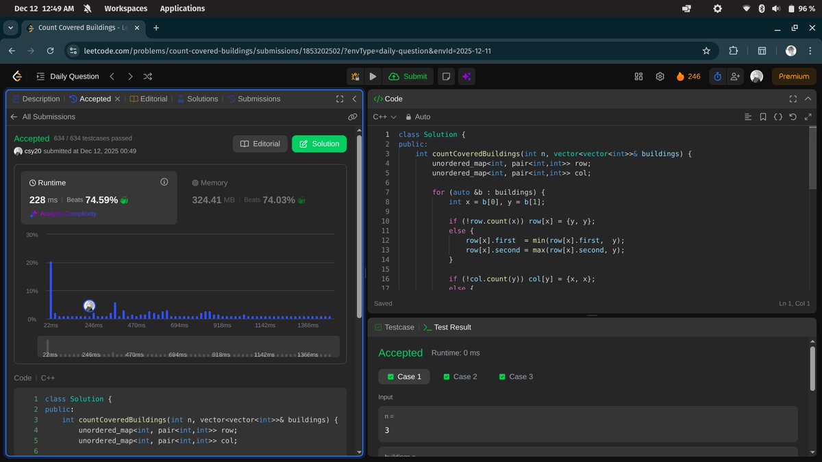 the__csy20's tweet photo. #Day299 of coding:
-leetcode POTD
#DSA #LeetCode https://t.co/XbfVtZF707
