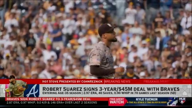 "I think it's a terrific signing for them."
@JonHeyman reacts to the Braves' addition of Robert Suarez and how this affects the other teams that previously targeted the talented reliever.