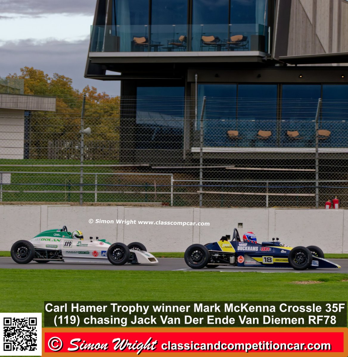 classcompcar's tweet image. Close Formula Ford Racing at the Walter Hayes Trophy meeting. Mark McKenna won the Carl Hamer Trophy in a Crossle 35F. See more in the latest issue of Classic and Competition Car magazine. free at classcompcar.com #Motorsport #formulaFord #walterhayestrophy #silverstone