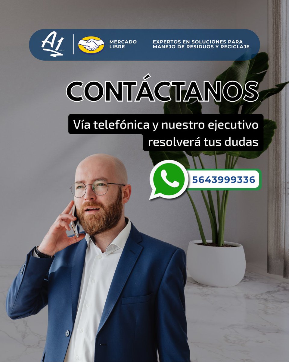 📞 ¿Preguntas antes de comprar? Escríbenos por WhatsApp y recibe atención personalizada inmediata. 💡 ¡En A1 te ayudamos a elegir el equipo ecológico perfecto!

📞 Contáctanos al 5643999336
💻Visítanos en f.mtr.cool/fbmhxrilky