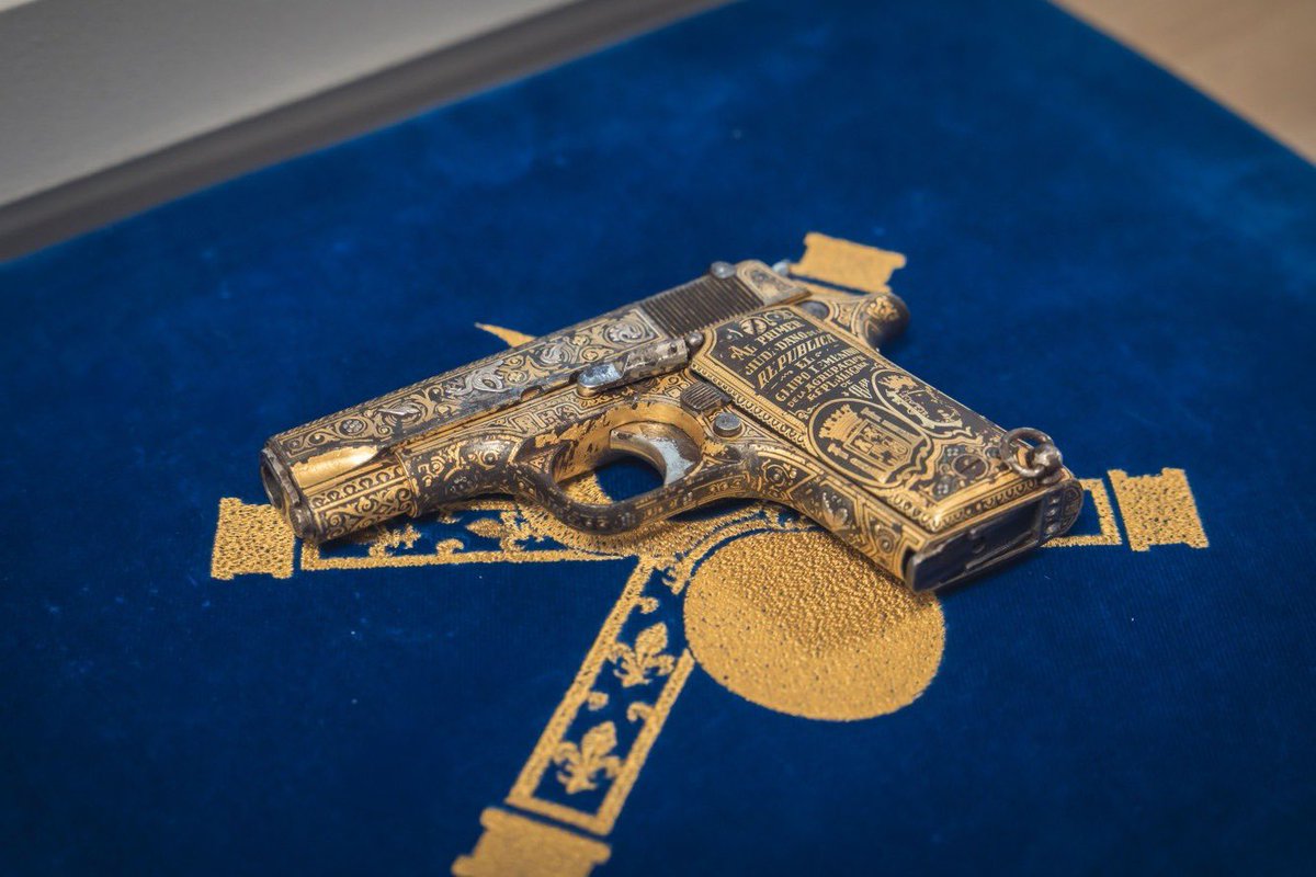 La pistola de don Niceto vuelve a España (foto: Gendarmerie nationale)