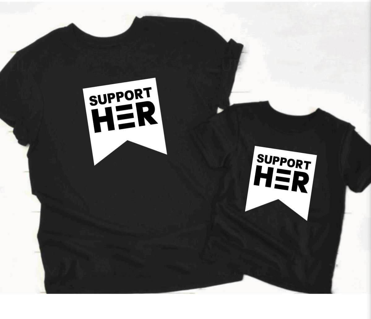 Make a statement SupportHER Tee! SupportHERs are male allies in our networks, workplaces and communities. 

This is the decade for women to drive change! We are inviting men to the conversation and to inspire action.

? Shop UWN Women-Owned ► universal-womens-network.myshopify.com/products/custo…  #SupportHER
