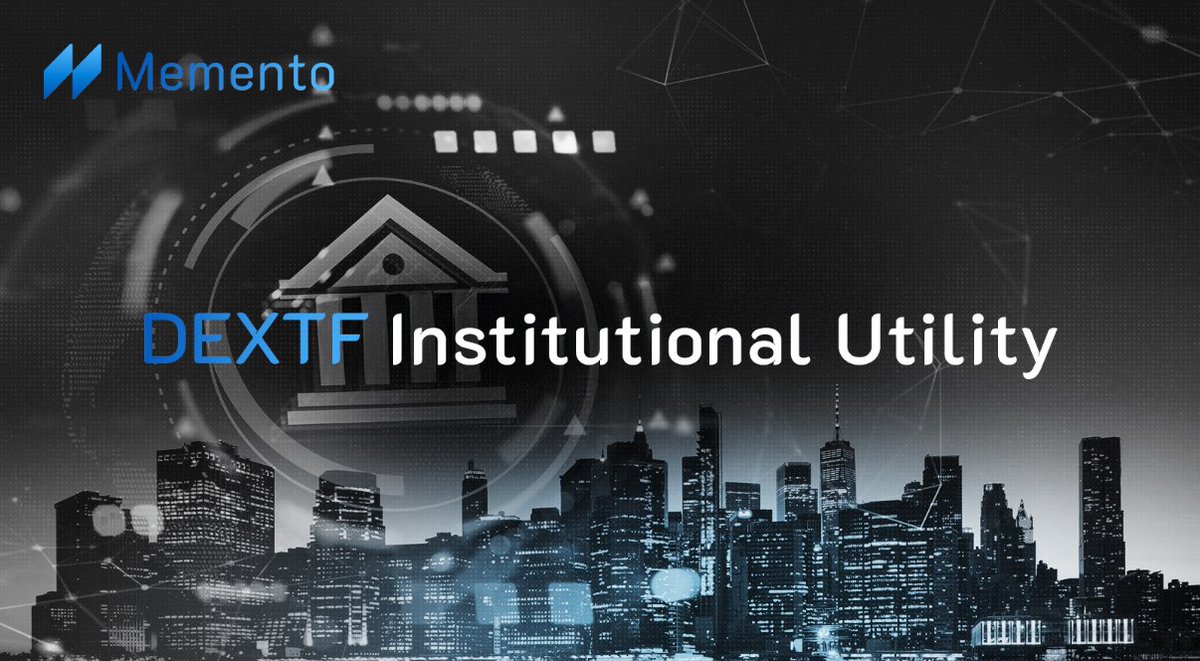 $DEXTF is cementing itself as THE utility king 👑

<a href="/Memento_Bc/">Memento</a> just added MORE direct utility by expanding to ZK Chain, capturing even more token value 

Institutions will be able to utilize  DEXTF within fully onchain digital funds 

AND they get additional benefits through