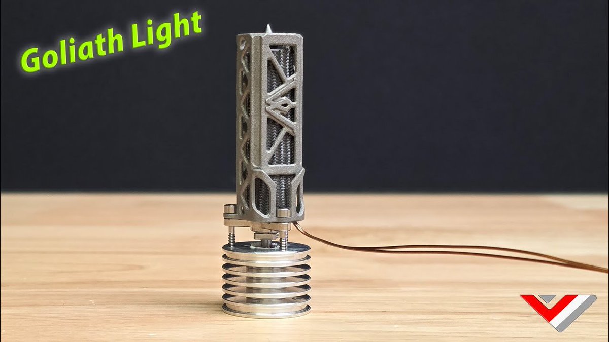 YuTR0N's tweet photo. Vez3Dから新しく動画が投稿されたよ!
Goliath Lite - New Hotend
https://t.co/vGubZThIA8
#VzBot
#3Dプリンター https://t.co/HSfvQuDa1M