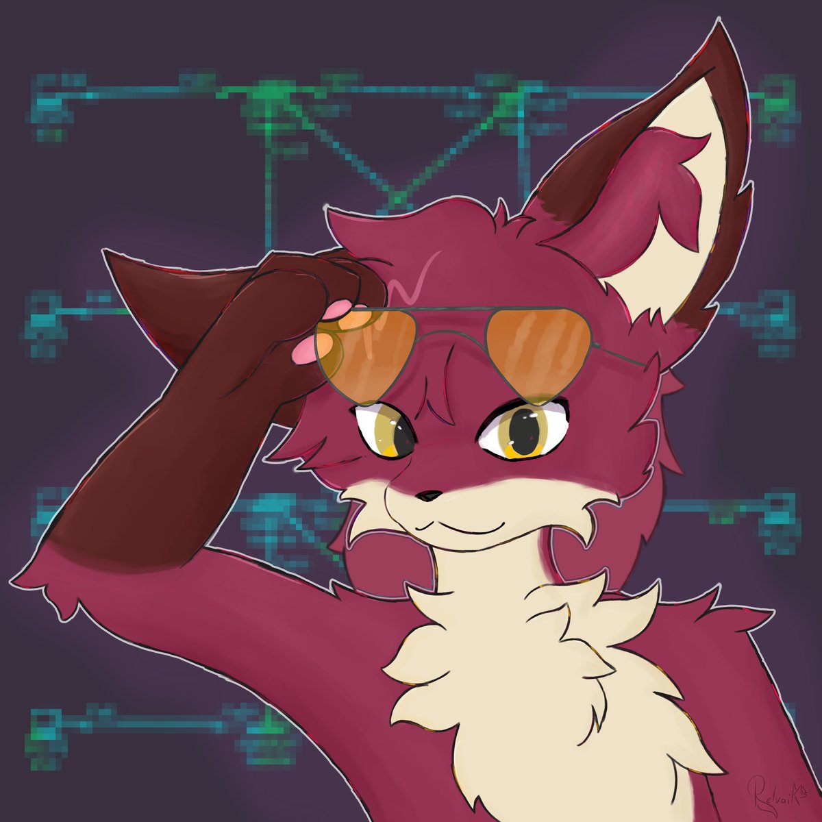 Relvaik's tweet image. Trying out something new

#furryart