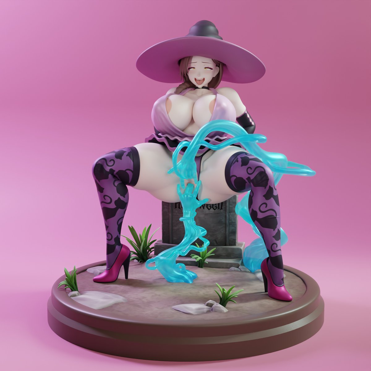 kitnoart's tweet photo. Hello! "Naughty Witch - Halloween (2025)" - is now available on Cults3D! https://t.co/qMGxJ5Kzg0 #anime #hentai #nsfw #lewd #naughty #waifu #witch #halloween #nsfw https://t.co/wa9pBpb3n2