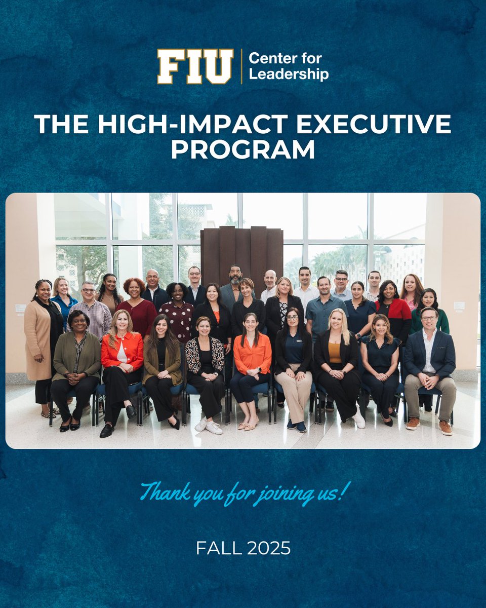 Center For Leadership at FIU tweet media