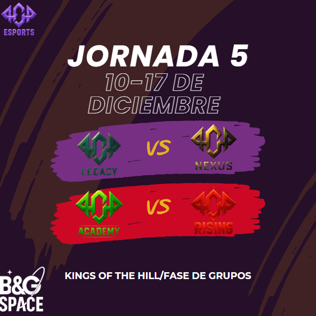 Hoy Academy vs Rising, aqui se decide el segundo puesto de cara a los playoffs twitch.tv/404legiones