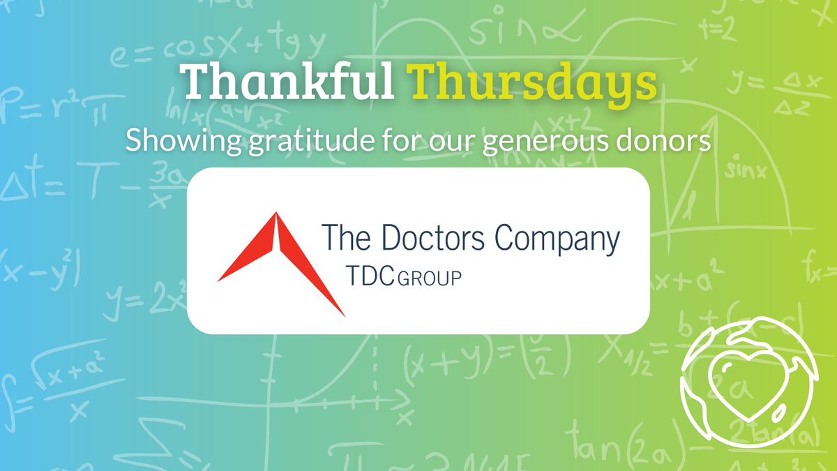 🌟 #ThankfulThursday 🌟

Today we’re grateful for the <a href="/doctorscompany/">The Doctors Company</a> for supporting our All for Math campaign! 

We’re grateful for their commitment to supporting students and helping expand access to meaningful math education.