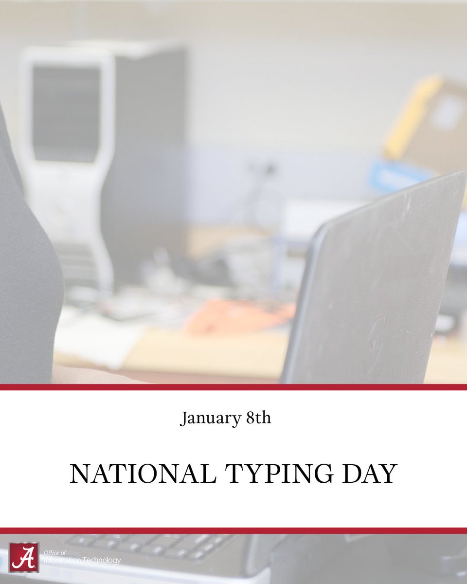 Happy National Typing Day!
