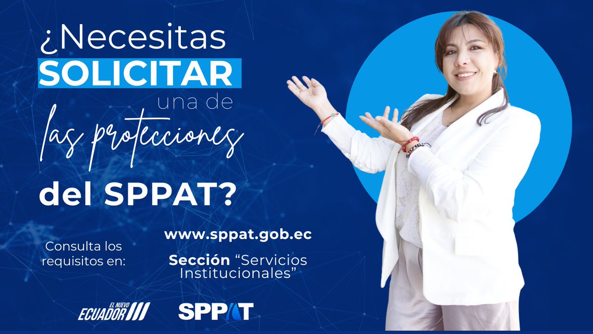 ¿Necesitas solicitar una de las protecciones del #SPPAT?
En nuestra página web puedes encontrar todos los requisitos actualizados para iniciar tu trámite de manera rápida y segura.

Visita: sppat.gob.ec/servicios/?p=1…

#AccidentesDeTránsito #ProteccionesSPPAT #ServiciosCiudadanos