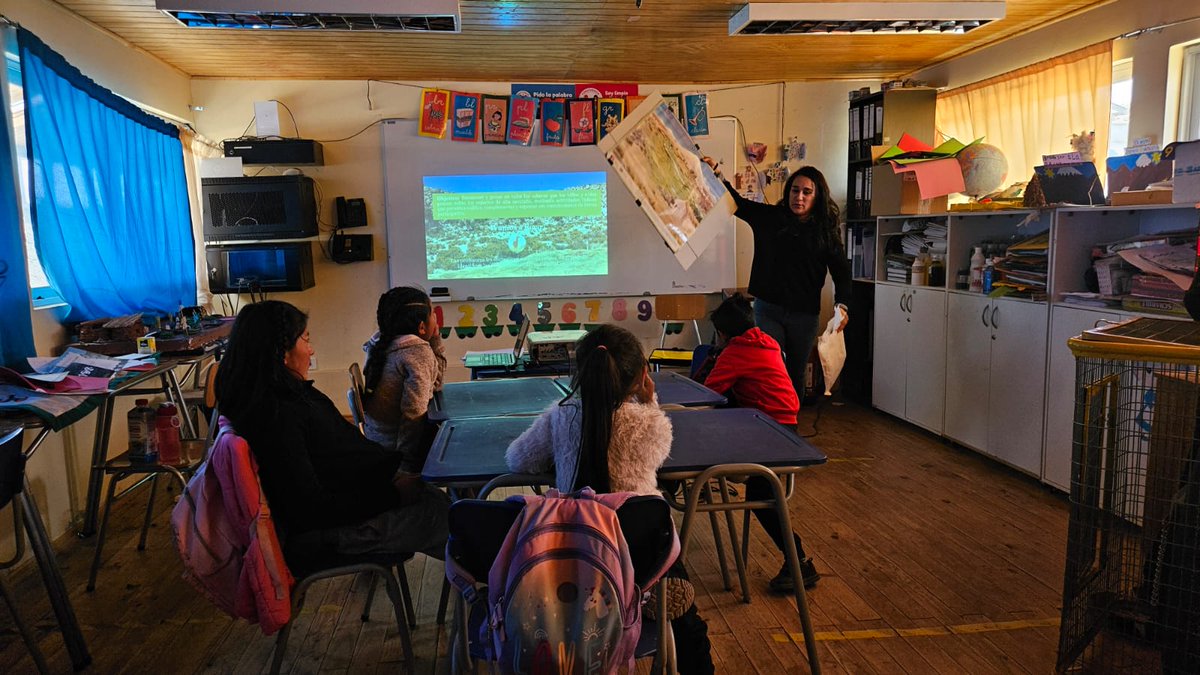 AndesPeat's tweet photo. Volviendo al territorio: aprendizajes compartidos en el altiplano 🌿Junto a las comunidades escolares de Guacoyo / Chujlluta, Gral. Lagos compartimos saberes sobre identidad territorial, ecosistemas altoandinos y la importancia de los bofedales #AndesPeat #Educación #Bofedales https://t.co/vsmVgYfeQD