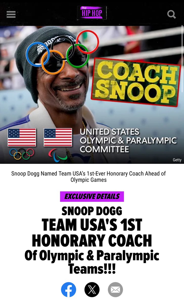 SnoopDogg's tweet image. What an honor!! Blessings @TeamUSA thank you 👊🏿💯🎄