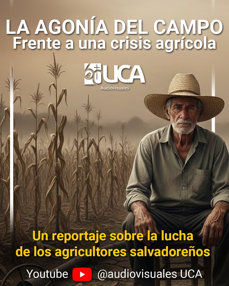 La agonía del campo revela una realidad que no podemos seguir ignorando.🚫🌱
🔗No te pierdas el reportaje completo en nuestro canal de YouTube Audiovisuales UCA: youtu.be/nH0a_6pIQ44

#ElSalvador #Agricultura #fyp