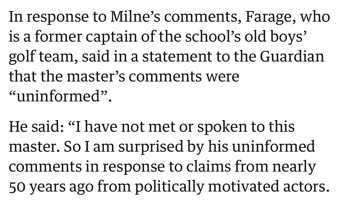 AdamBienkov's tweet image. Nigel Farage's new strategy is to call the childhood victims of his racism liars while lashing out at any journalists who dare to report his actions.

This is just a small taster of how he would act if he ever got any power
