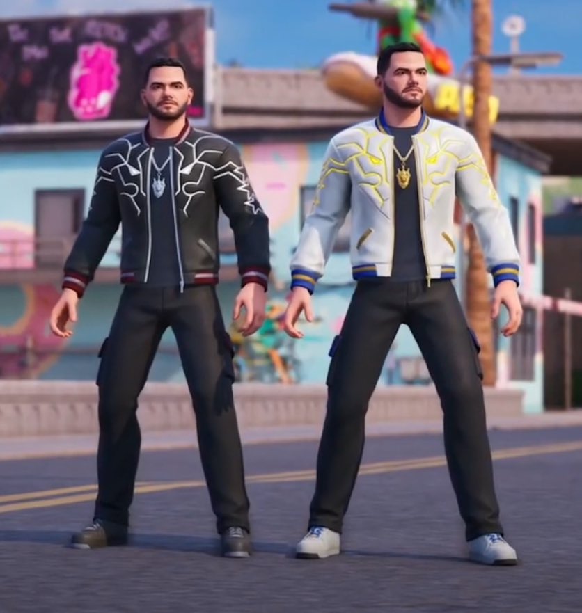 DvoicesTTV's tweet photo. W's to @CouRageJD for getting a skin at first I didn't know it was you because of the glasses I'm surprised your skin doesn't have a glasses style ๐คญ #Fortnite #courageJD https://t.co/OzOrpuRXGz